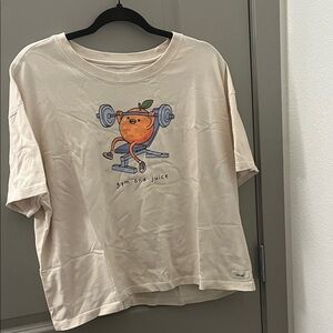 Life Is Good Cream Short Sleeve Tee